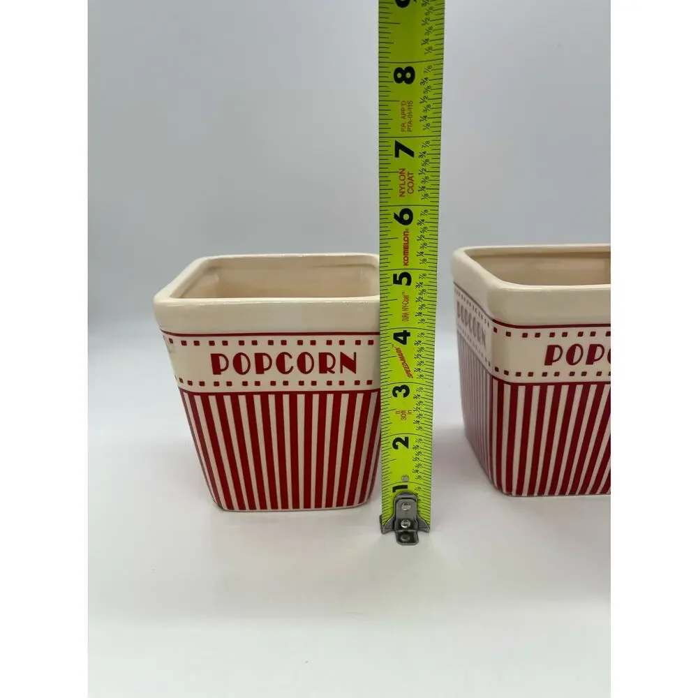 2 MSRF Inc Ceramic Popcorn Buckets
